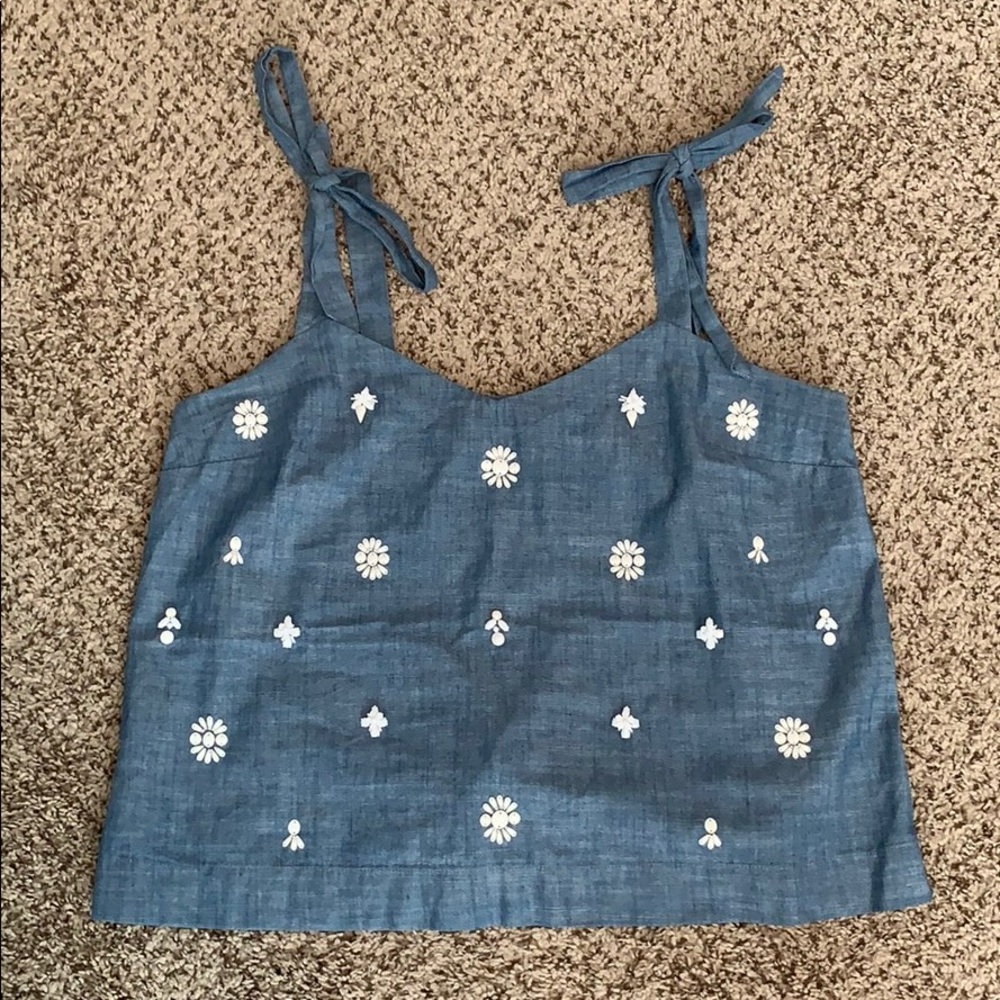 🎀 SOLD 🎀 J. Crew Women’s Denim Top